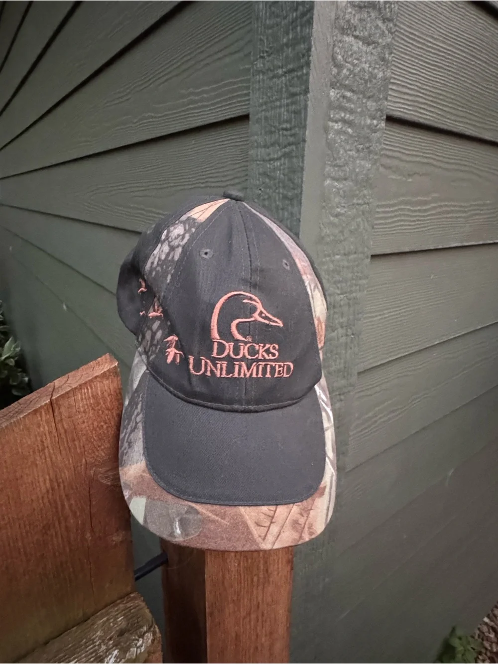 Ducks Unlimited 🦆 Camo Baseball Cap